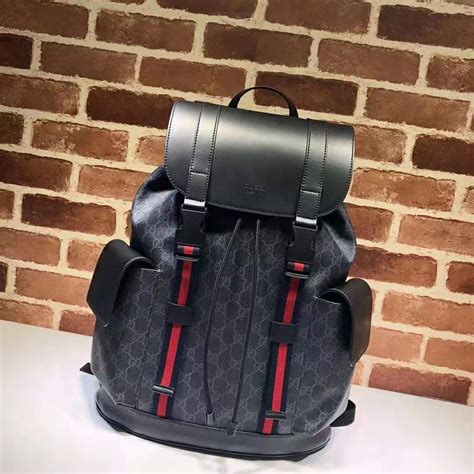 Gucci GG Supreme Canvas Backpack .